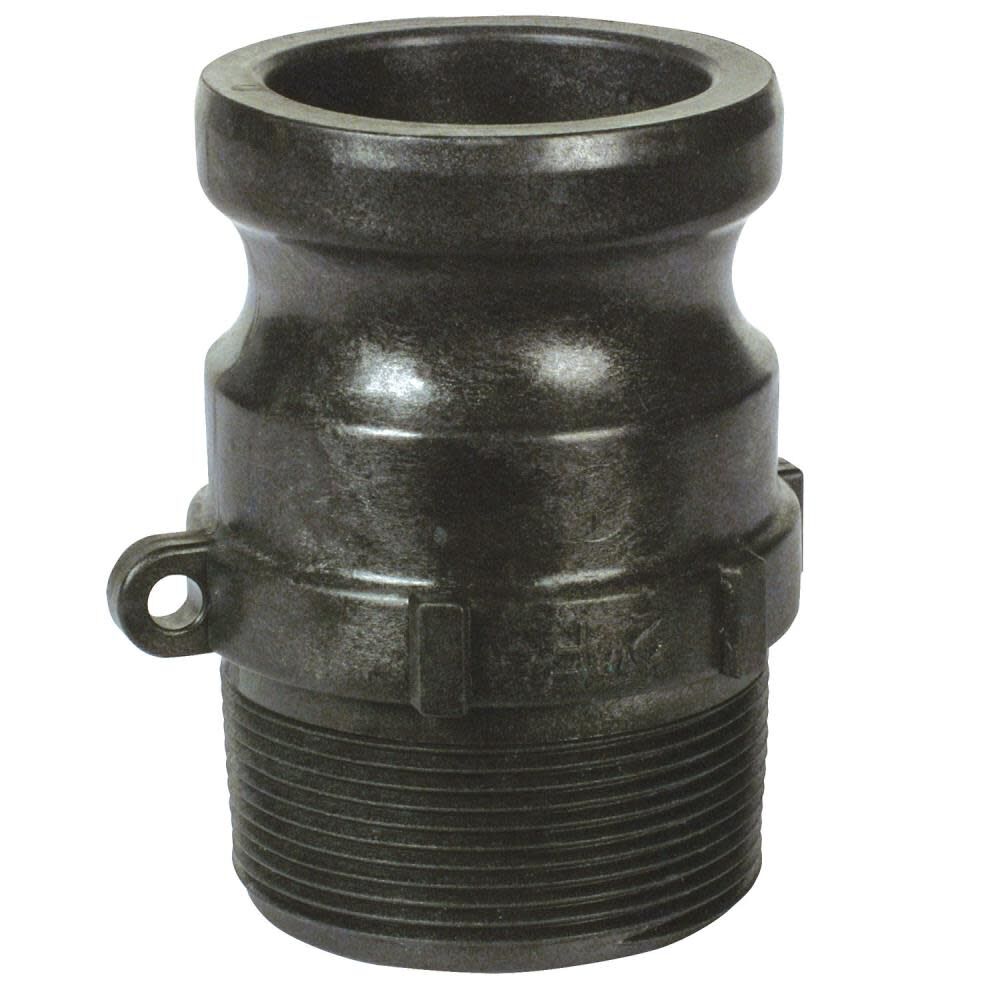 2 In. Part F Male Poly Cam & Groove Adapter 49014000