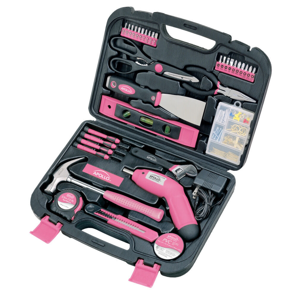 135 Piece Household Tool Kit - Pink DT0773N1