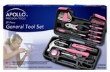 39 Piece General Tool Set - Pink DT9706P