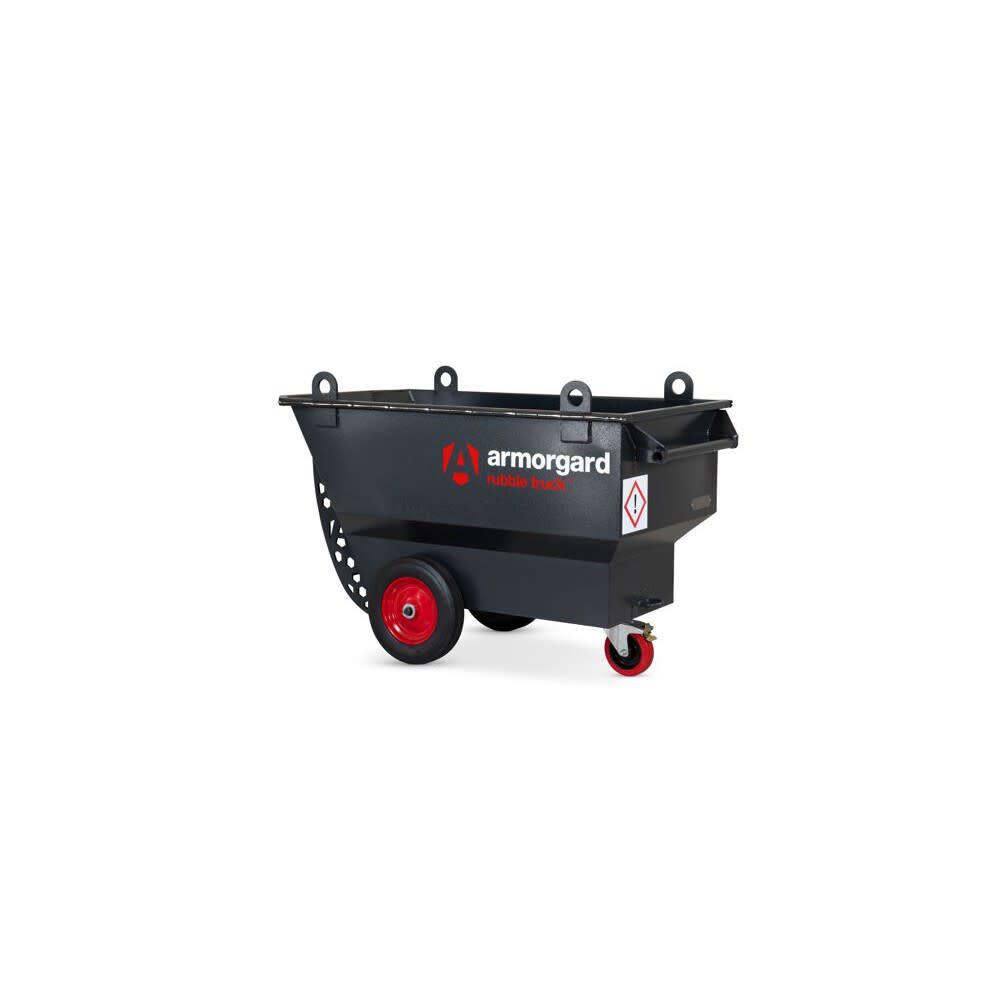 10-Gauge Steel 1650 Lbs Rubble Truck, Black/Grey RT400