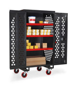 FittingStor Cabinet, 42.1 x 29.8 x 74.2in, Black FC6-T