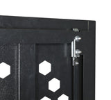 FittingStor Cabinet, 42.1 x 29.8 x 74.2in, Black FC6-T