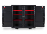 SiteBoss Cabinet, 60.2 x 24.6 x 60.6in, Black SB48