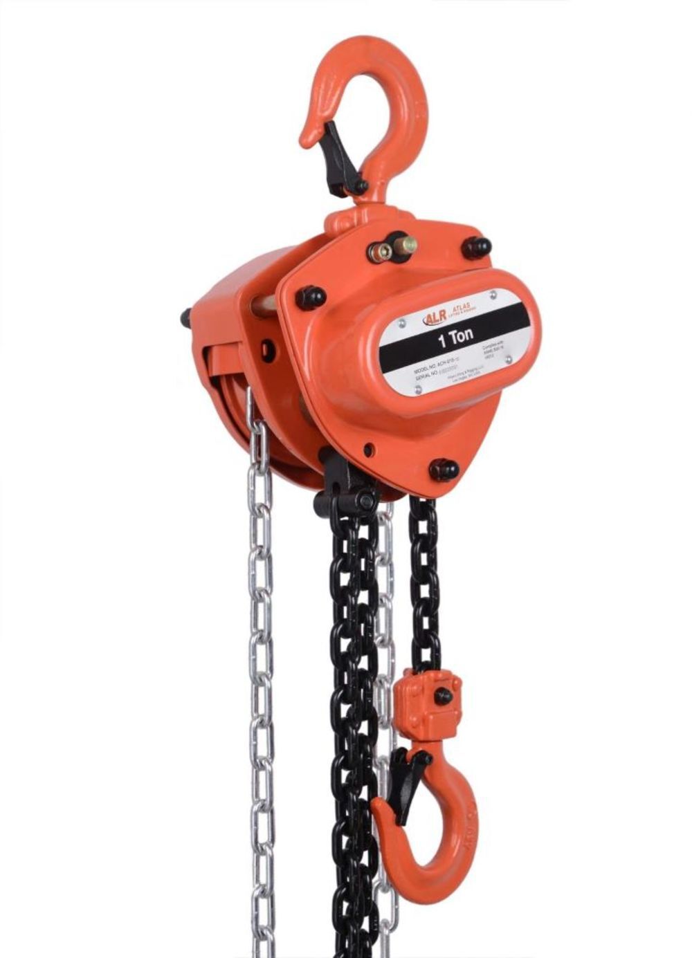 Chain Hoist 1 Ton 10' Chain with Overload Protection ACH-010-10-OP