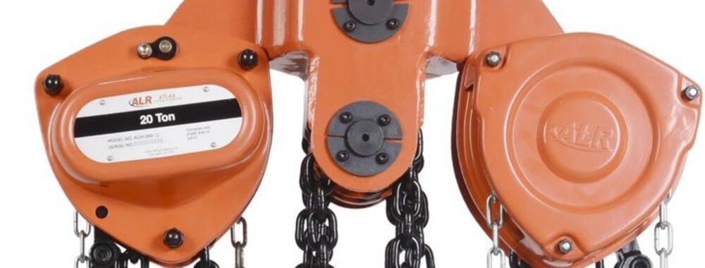 Chain Hoist 20 Ton 10' Chain with Overload Protection ACH-200-10-OP