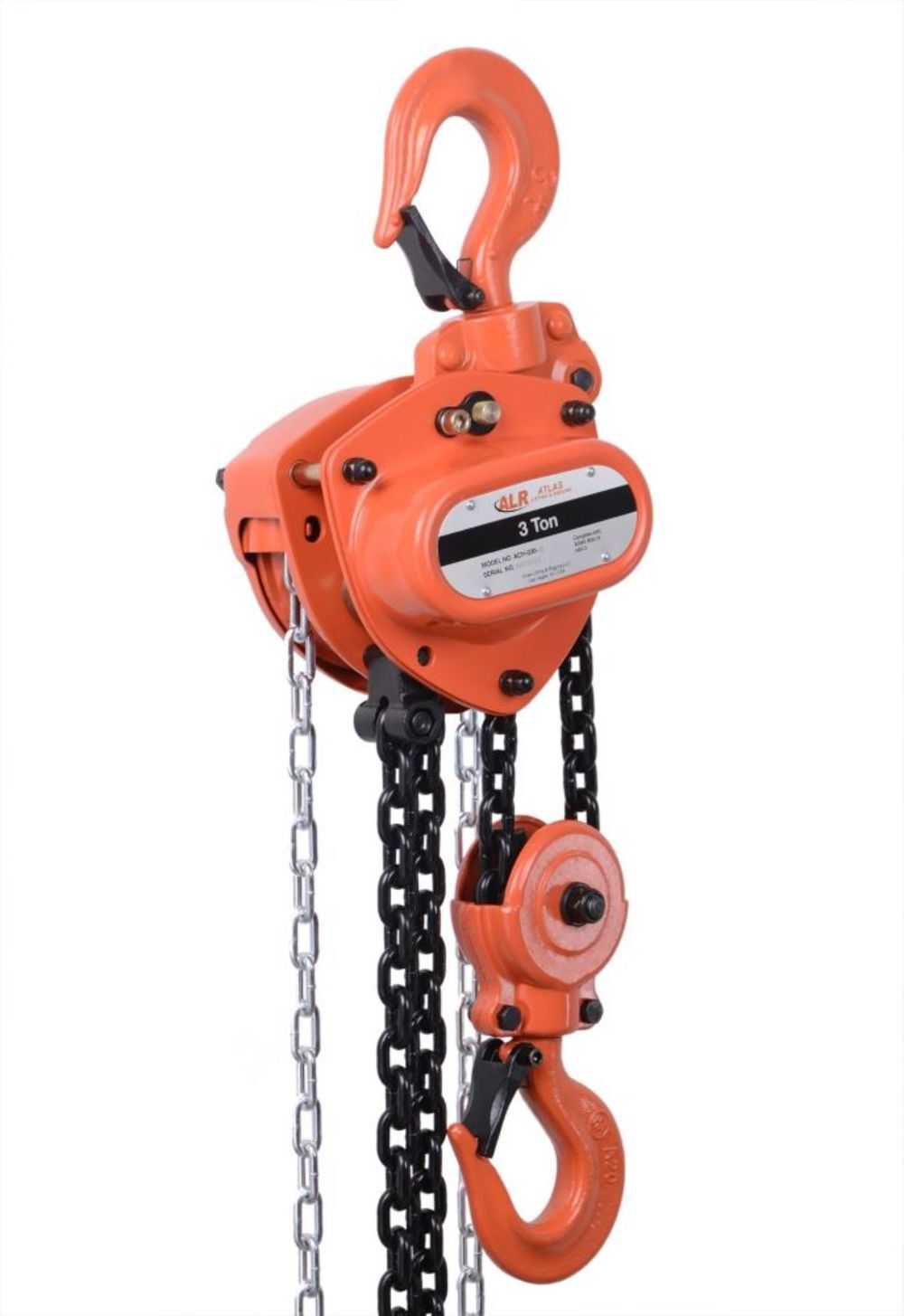 Chain Hoist 3 Ton 10' Chain with Overload Protection ACH-030-10-OP