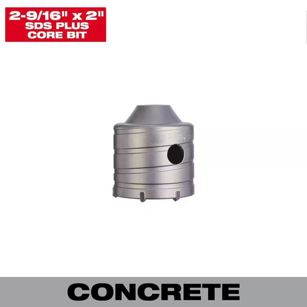 4-3/8 In. Carbide SDS-PLUS Masonry Core Bit