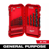 Cobalt Red Helix Drill Bit Set for Drill Drivers (12-Piece)