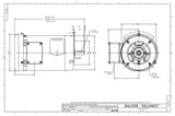 1HP 1760RPM 3PH 60HZ 56C TEFC Electric Motor VEM3546