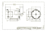 EM3546T 1HP 1760RPM 3PH 60HZ 143T 3520M TEFC F1 Motor EM3546T