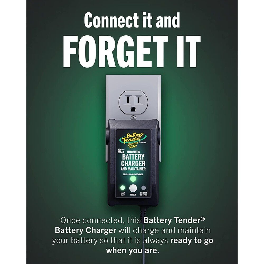 Lead Acid/Lithium Selectable Battery Charger 12V 800mA 022-0199-DL-WH