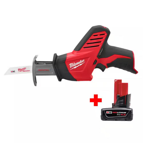M12 12-Volt Lithium-Ion Cordless Hackzall Reciprocating Saw Kit with M12 Compact Battery (2-Pack)