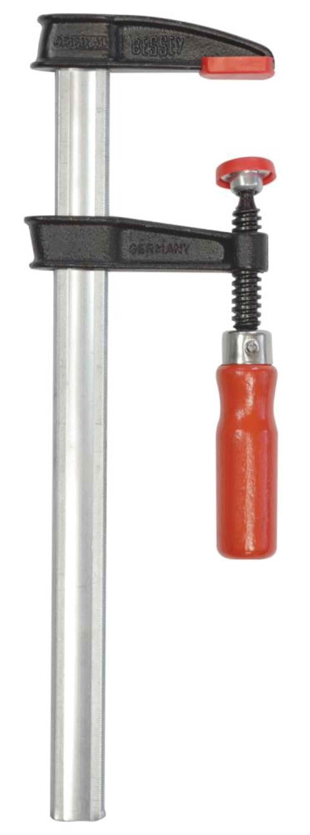 12 In. Capacity 2-1/2 In. Throat Depth Bar Clamp with Wood Handle TGJ2.512