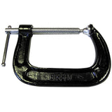 Malleable cast C-clamp 5 in. opening 3-1/4 in. throat - 1200 lb load limit CM50