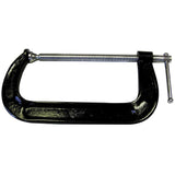 Malleable cast C-clamp 8 in. opening 4 in. throat - 1200 lb load limit CM80