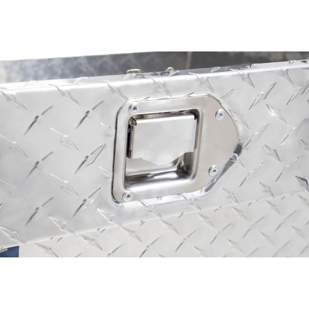 69in Saddle Truck Box Low-Profile Brite Aluminum 73010911