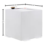 Built Batter Built Steel Transfer Tank 50 Gallon Square White 29224165