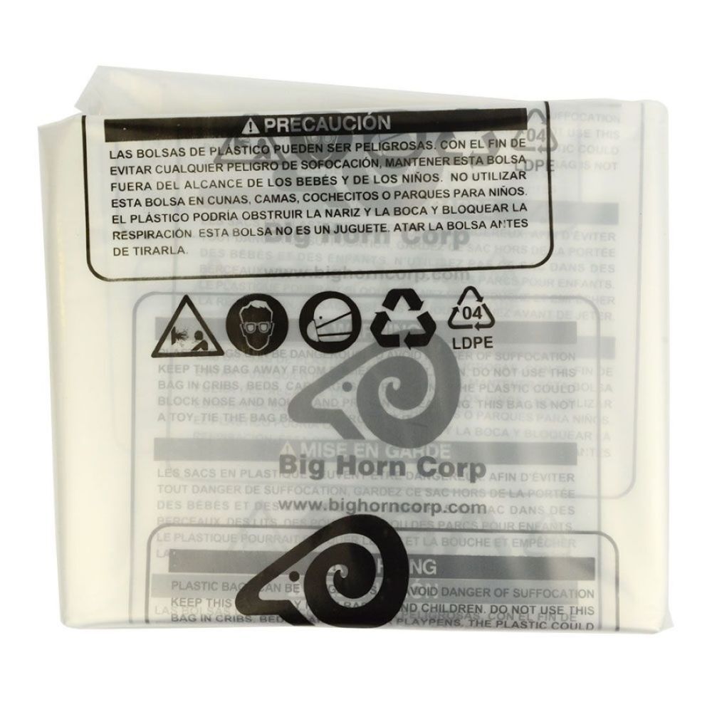 20 Inch Diameter Clear Plastic Dust Collection Bag 32 Inch x 42 Inch 5 Pack 11781