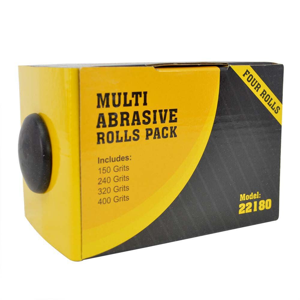 Big Horn Multi Abrasive Sanding Roll Pack 4 Roll Pack 22180