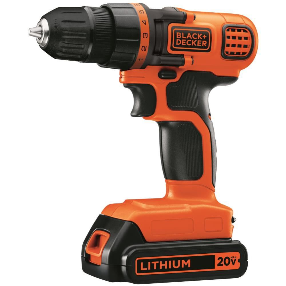 20-volt MAX Lithium Ion (Li-ion) 3/8-in Cordless Drill with Battery Kit LDX120C