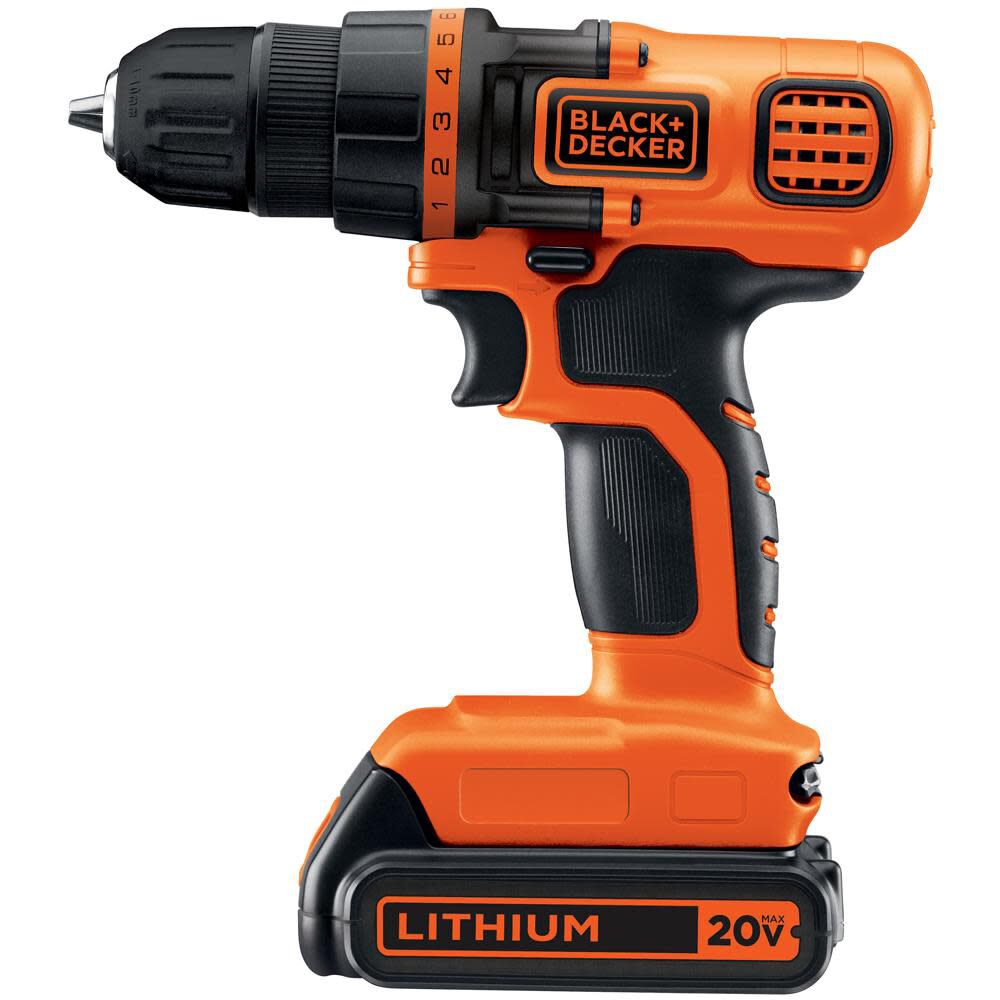 20-volt MAX Lithium Ion (Li-ion) 3/8-in Cordless Drill with Battery Kit LDX120C