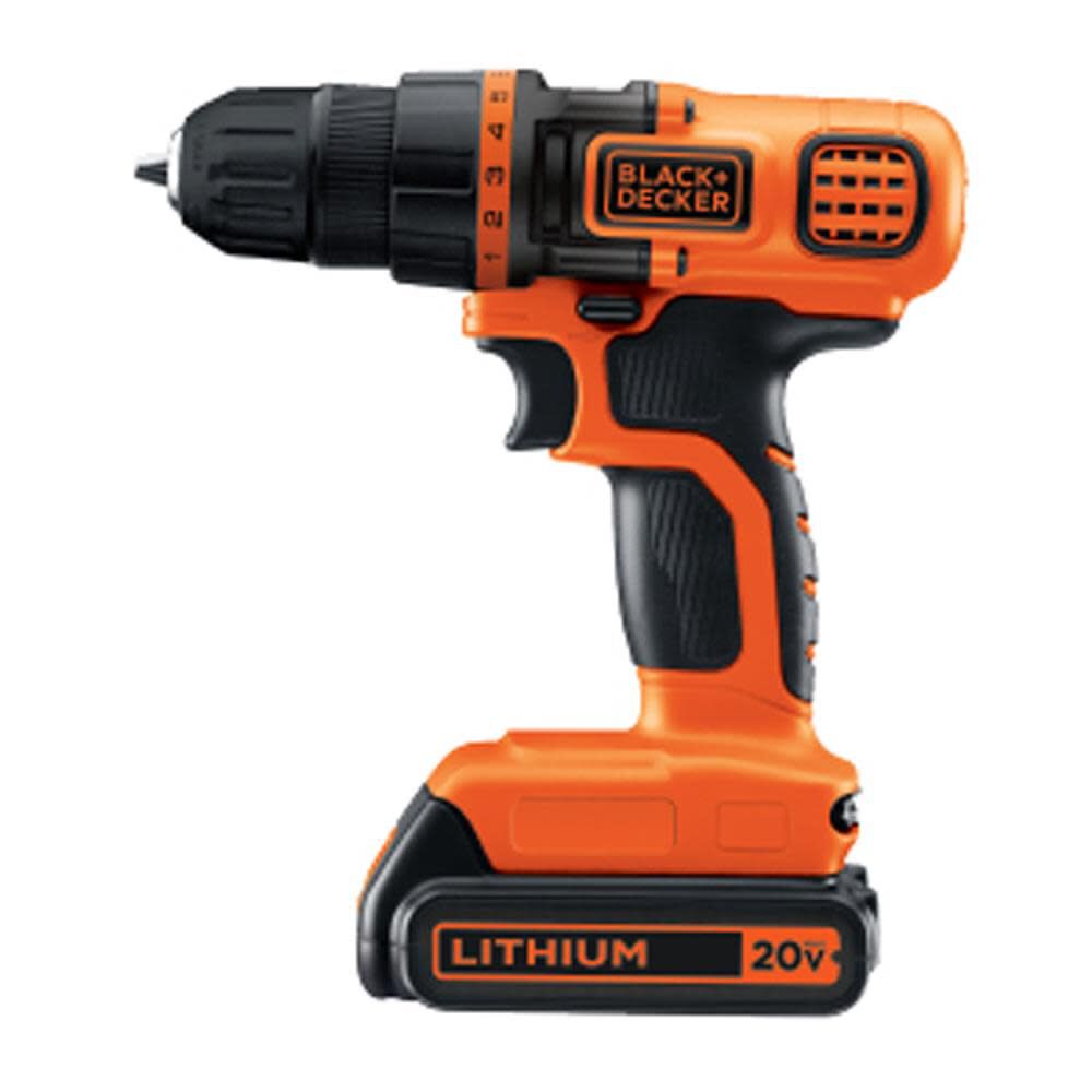 20-volt 4-Tool Power Tool Combo Kit (2-Batteries Included and Charger Included) BD4KITCDCRL