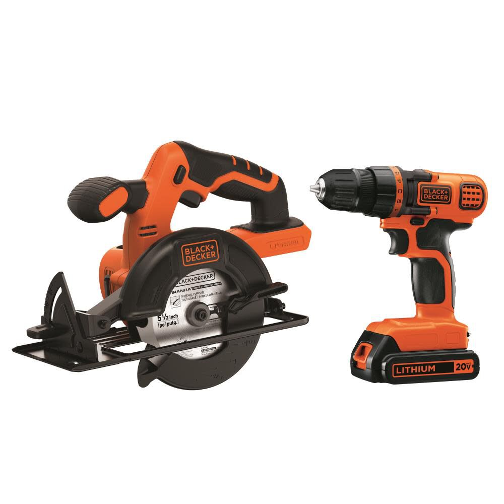 20-volt Max 2-Tool Power Tool Combo Kit (1-Battery Included and Charger Included) BD2KITCDDCS