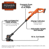 20V MAX Lithium 10 in. String Trimmer / Edger LST201