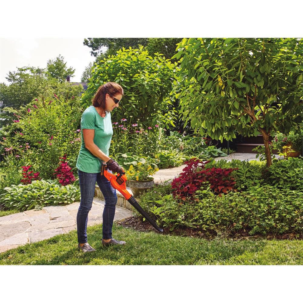 POWERBOOST 20-volt Max 100-CFM 130-MPH Battery Handheld Leaf Blower 2 Ah (Battery and Charger Included) LSW321