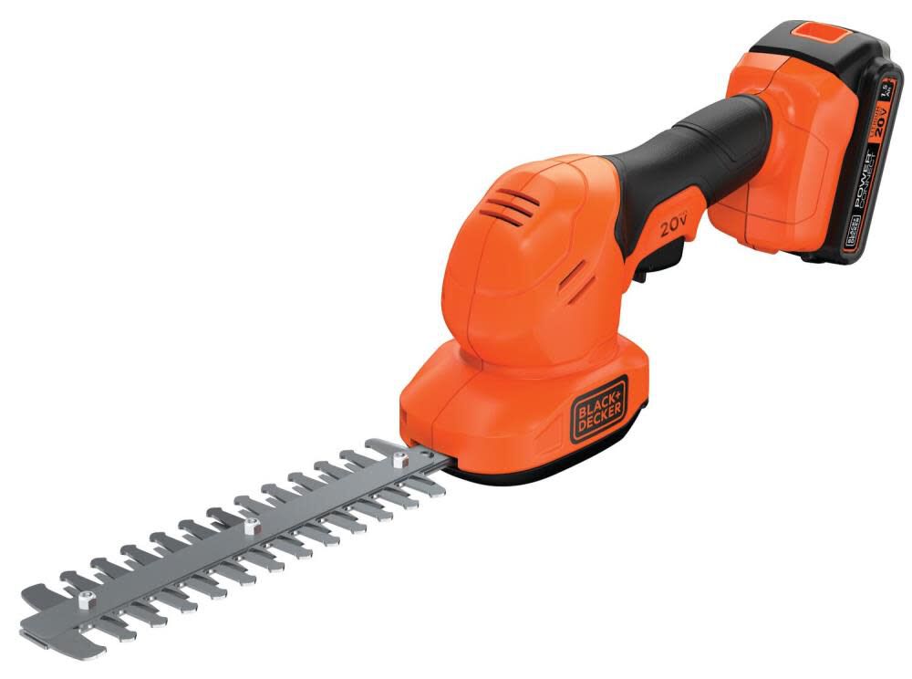 POWER CONNECT 20-volt Max 8-in Battery Hedge Trimmer 1.5 Ah (Battery Included and Charger Not Included) BCSS820C1