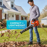 450-CFM 140-MPH Corded Electric Handheld Leaf Blower BEBL750