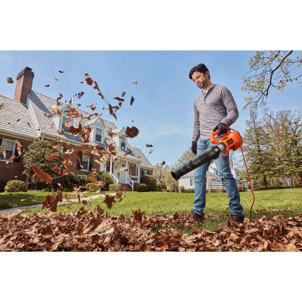 450-CFM 140-MPH Corded Electric Handheld Leaf Blower BEBL750