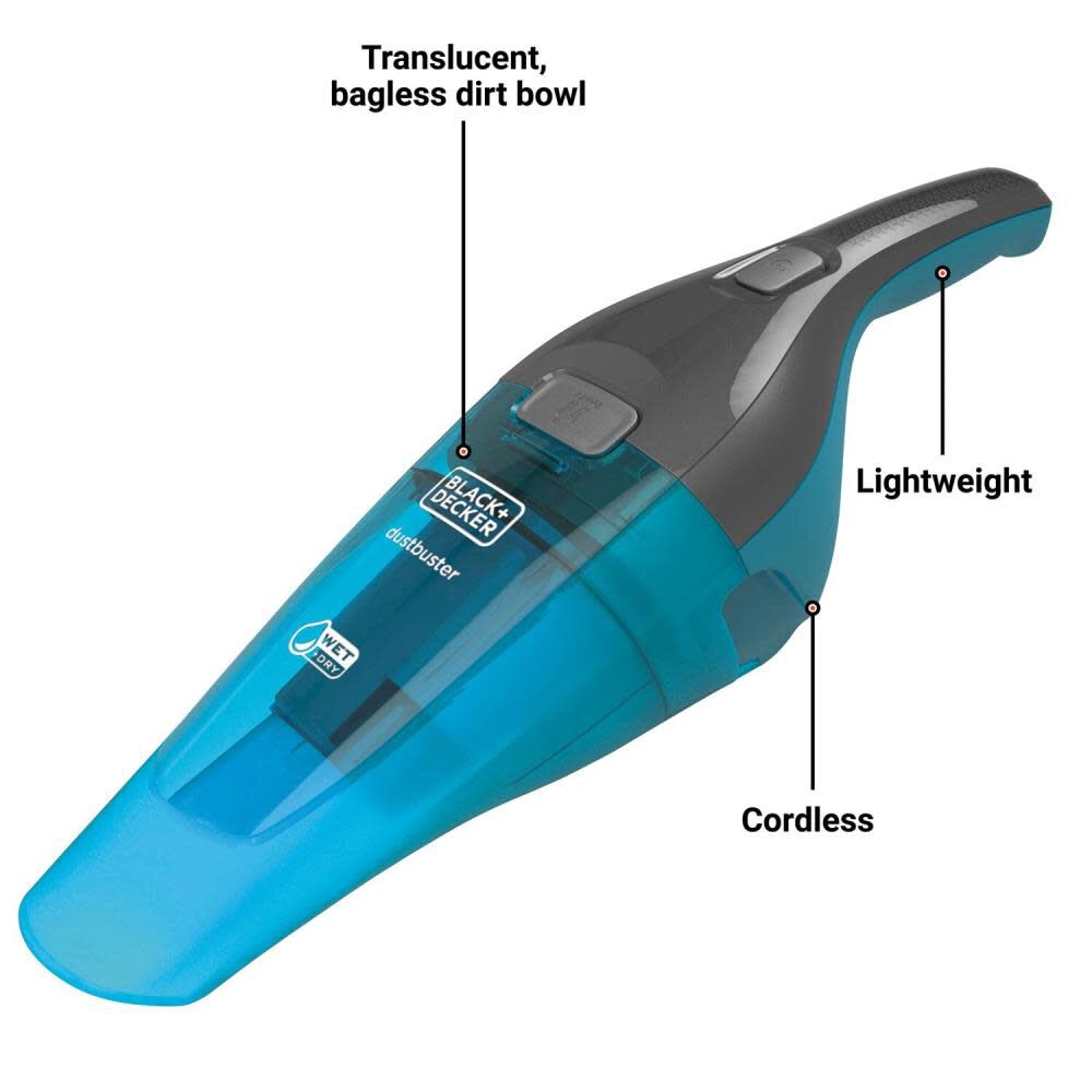 DUSTBUSTER QuickClean Wet/Dry Handheld Vacuum Turquoise HNVC215BW52