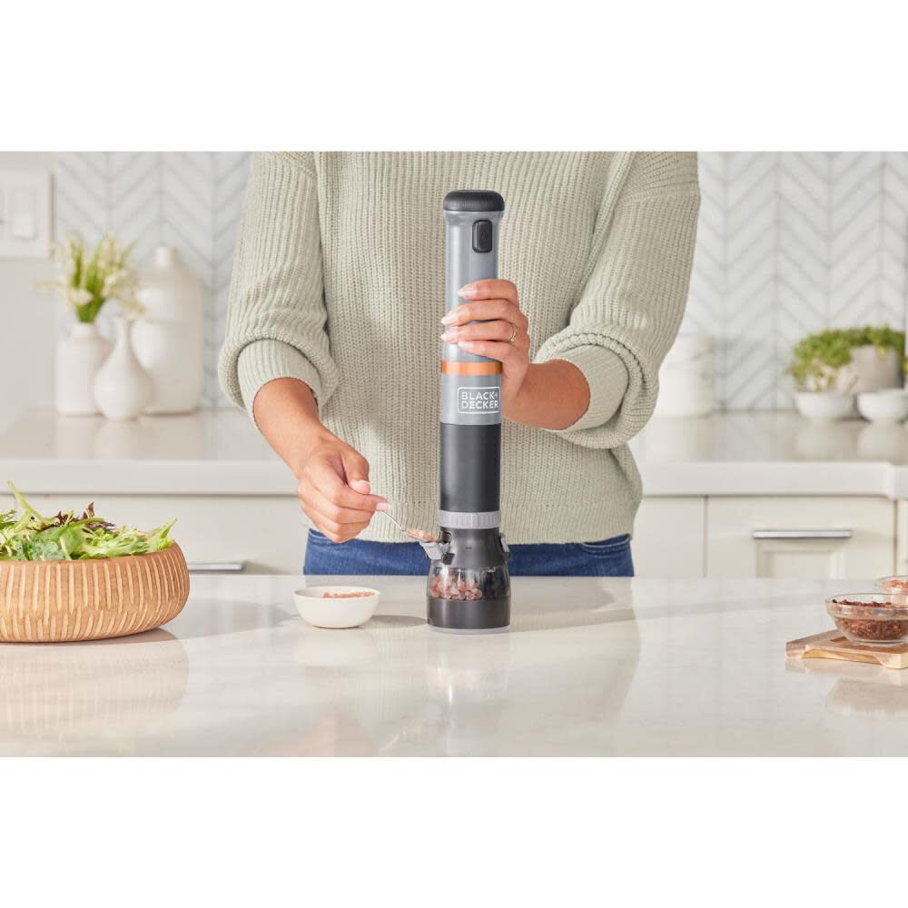 kitchen wand 2 in 1 Salt & Pepper Grinder Attachment BCKM101SP