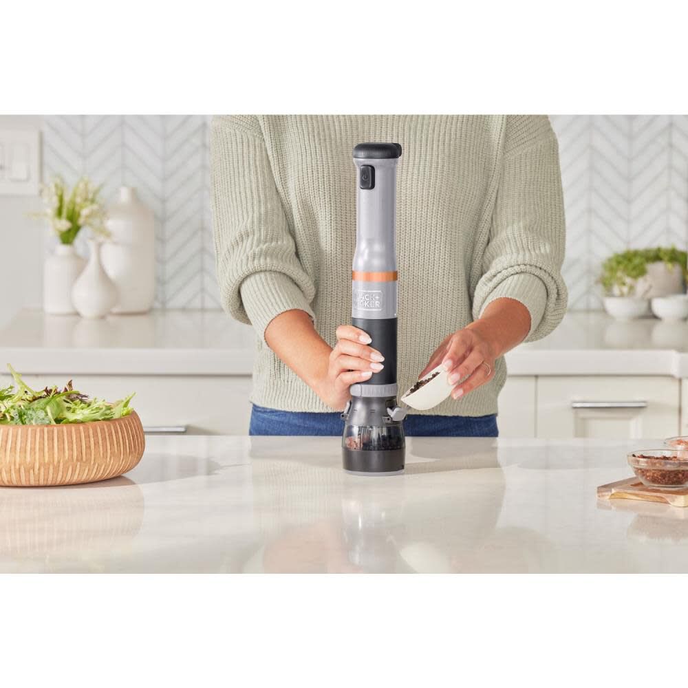 kitchen wand 2 in 1 Salt & Pepper Grinder Attachment BCKM101SP