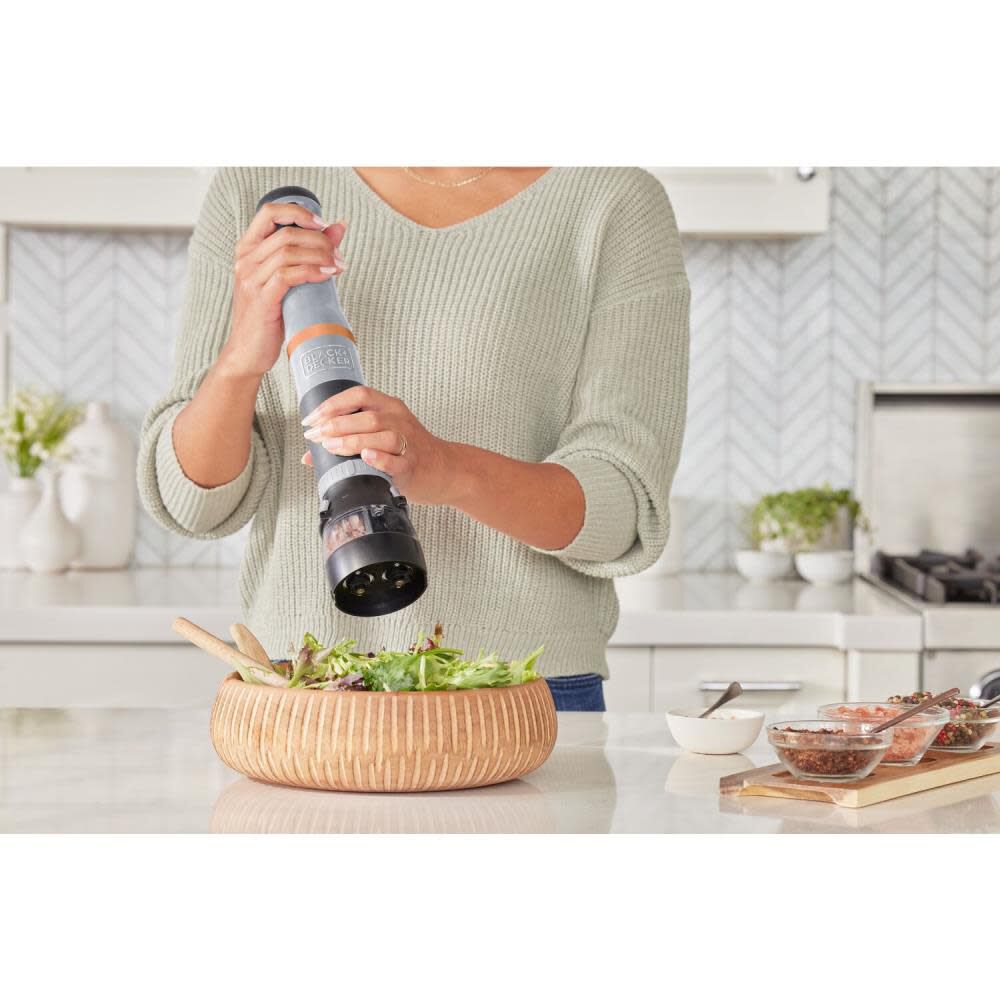 kitchen wand 2 in 1 Salt & Pepper Grinder Attachment BCKM101SP