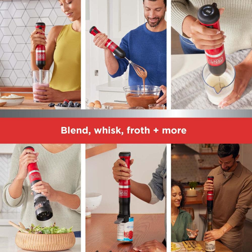 kitchen wand Cordless 6 in 1 Kitchen Multi Tool Red BCKM1016KS06