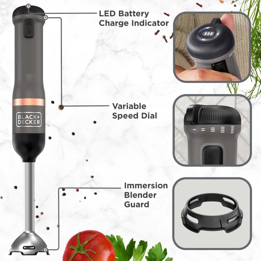 kitchen wand Cordless Immersion Blender Grey BCKM1011K01