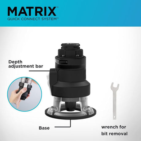 Matrix Router Attachment For Cordless Drill CS1518