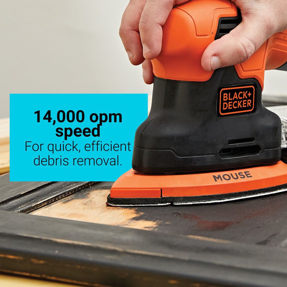 Mouse 1.2 Amp Electric Detail Sander BDEMS200C