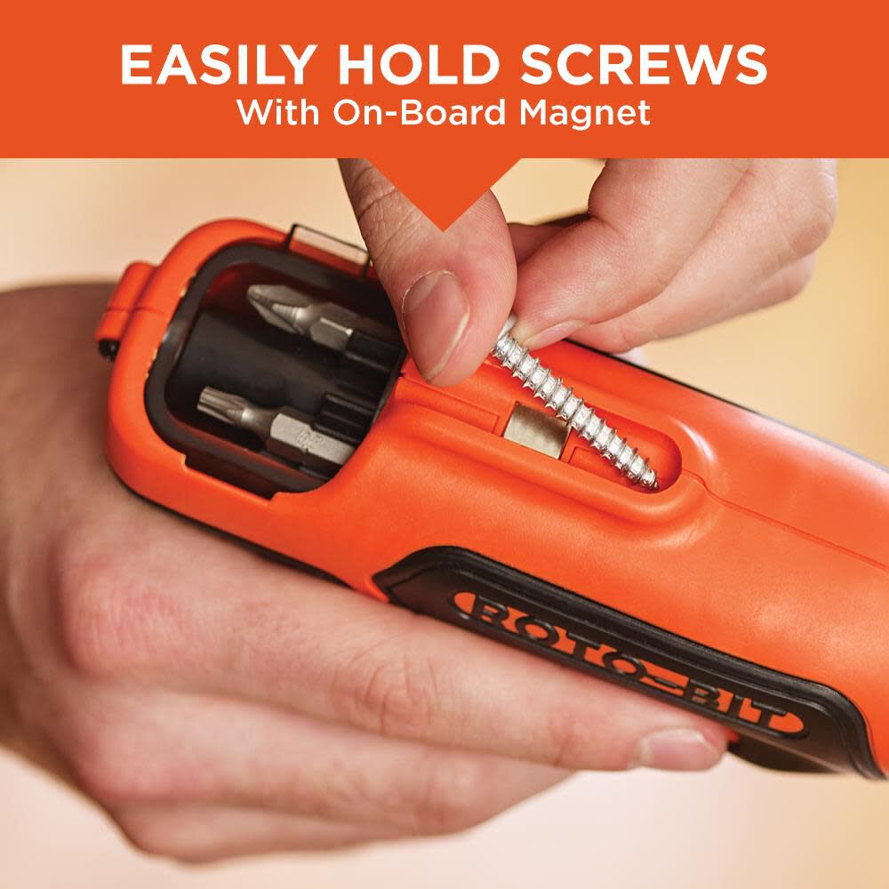 ROTO-BIT 4-volt Max 3/8-in Cordless Screwdriver (1-Battery Included and Charger Included) BDCS50C