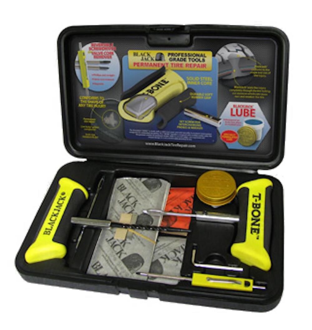 Multi Use Tire Repair Kit with T-Bone Handles & Screwdriver KT-330