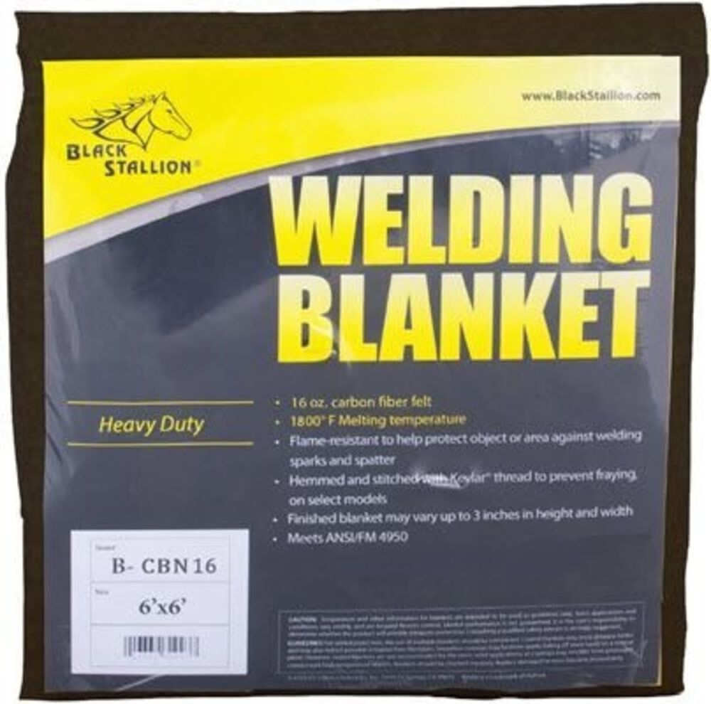 16 Oz. Carbon Fiber 6'x6' Welding Blanket B-CBN16-6X6