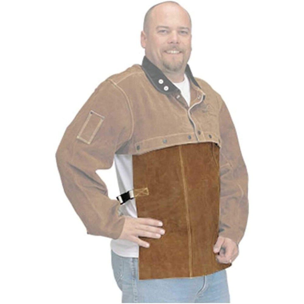 24in Side Split Cowhide Leather Welding Bib 24WB