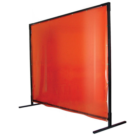 Stallion 6' x 10' Orange HD Welding Screen & Frame 6X10VSQF1-ORA
