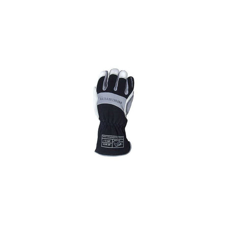 Stallion Kidskin Leather Palm Arc Rated Gloves White/Black Small A60-SM