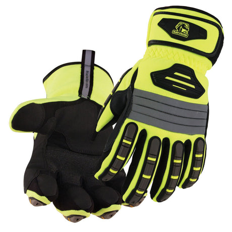 Water Resistant Hi-Vis Mechanics Gloves GW101-R360