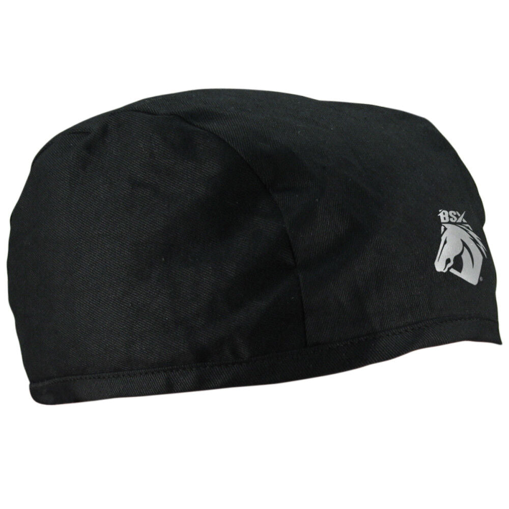 Welding Beanie Cap Black Cotton One Size Fit All BC5B-BK