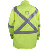 Welding Jacket 9oz Lime Green FR Cotton 2X JF1012-LM-2XL