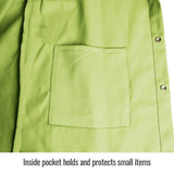 Welding Jacket 9oz Lime Green FR Cotton 2X JF1012-LM-2XL